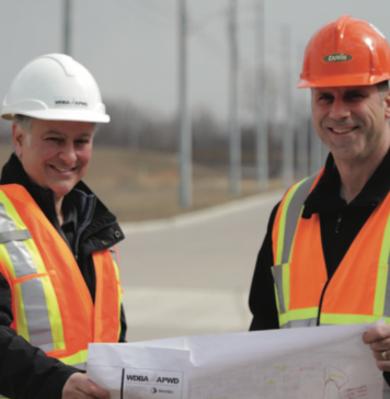ENWIN is Bridging the Future Through Partnership The ENWIN team is responsible for coordinating the electrical infrastructure installation to support a new Canadian gateway to the USA.