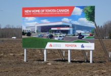 toyota canada clarington land