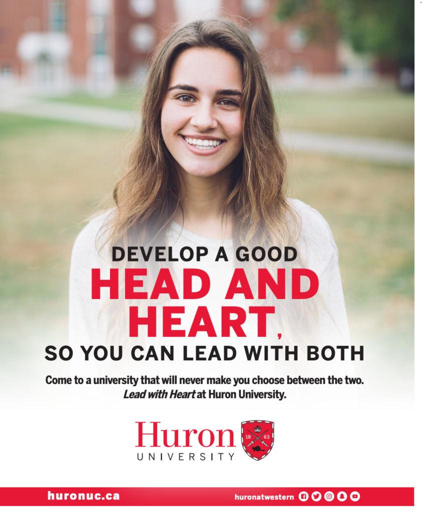 huron university perspective london globe and mail